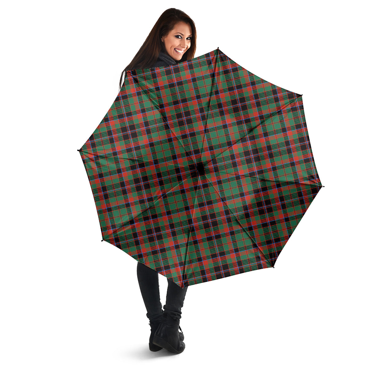 Cumming Hunting Ancient Tartan Umbrella - Tartanvibesclothing