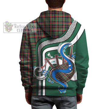 Cumming Hunting Ancient Tartan Hoodie with Epic Bagpipe Style