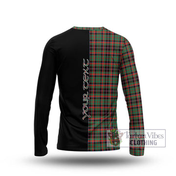 Cumming Hunting Ancient Tartan Long Sleeve T-Shirt with Family Crest and Half Of Me Style