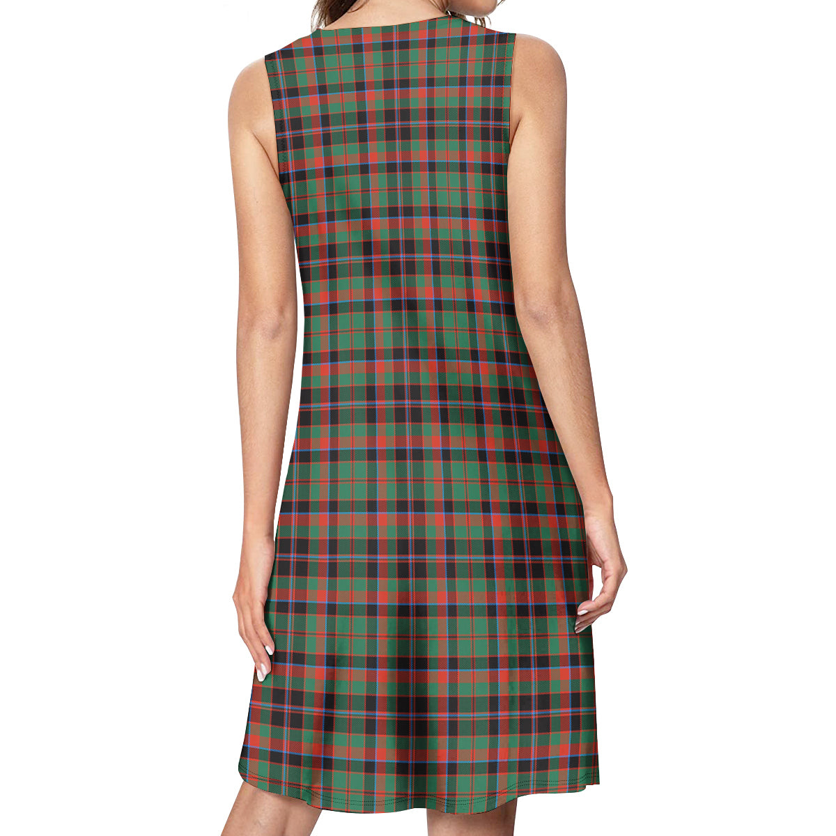 Cumming Hunting Ancient Tartan Womens Casual Dresses - Tartanvibesclothing