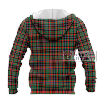 Cumming Hunting Ancient Tartan Knitted Hoodie with Family Crest DNA In Me Style