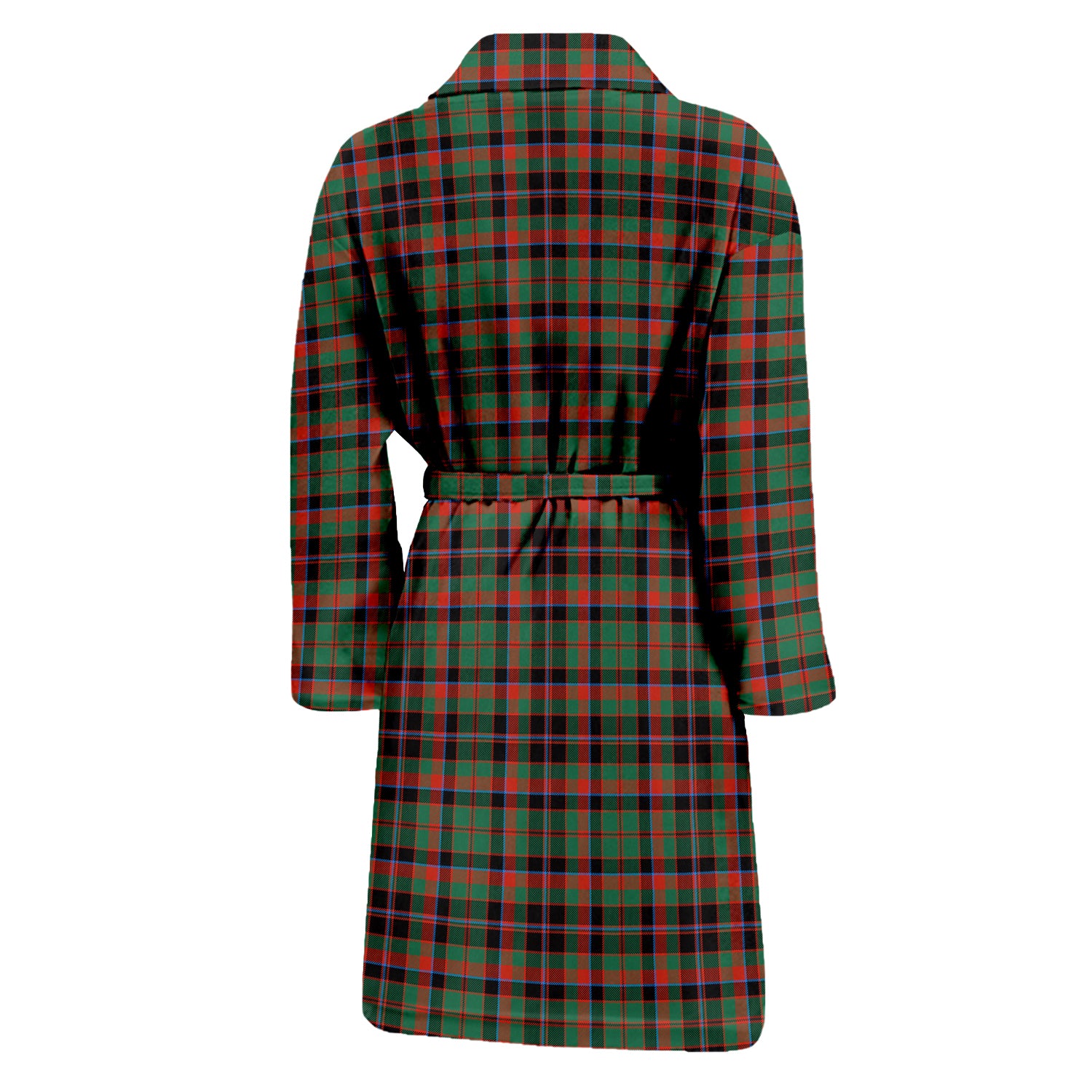 Cumming Hunting Ancient Tartan Bathrobe with Family Crest - Tartan Vibes Clothing