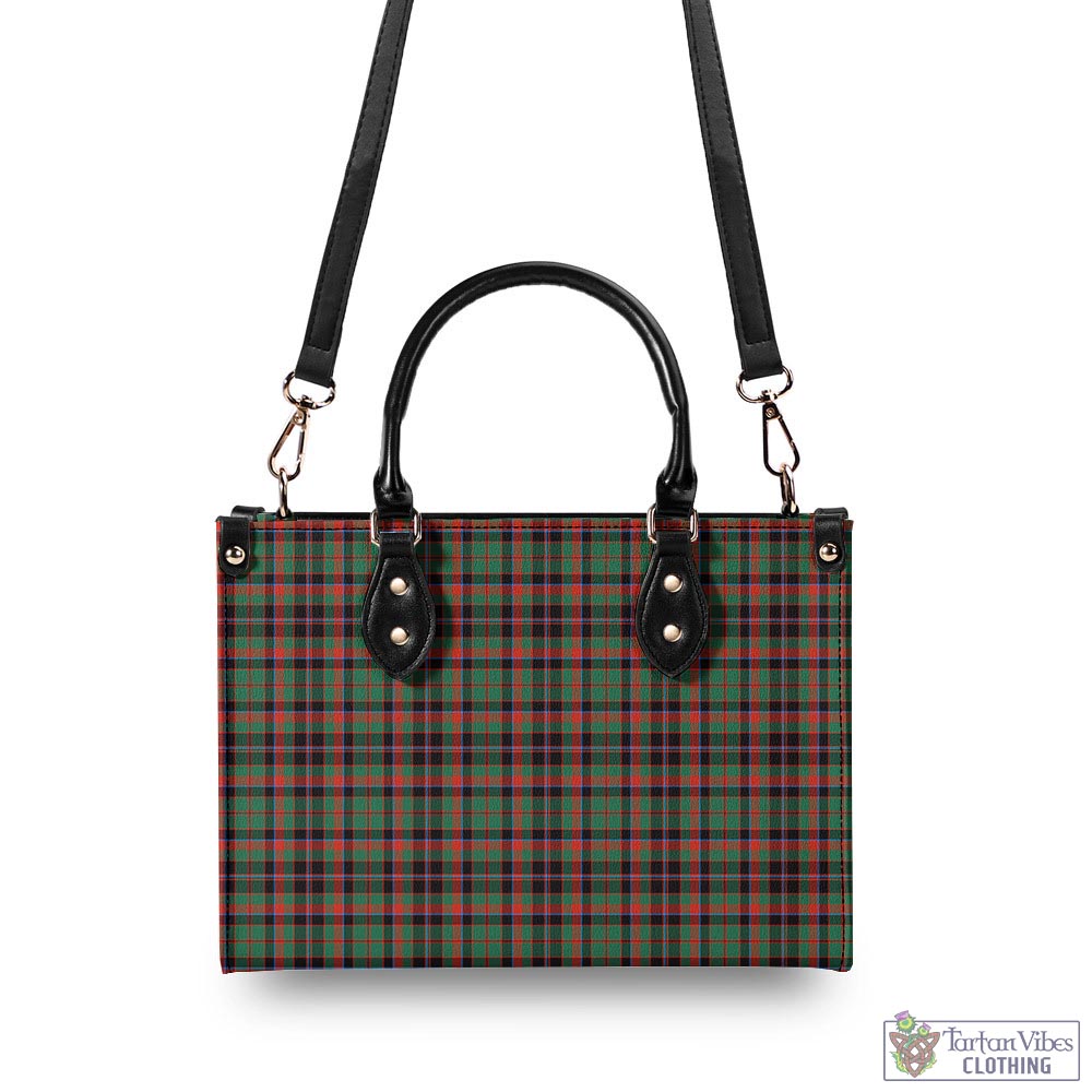 Tartan Vibes Clothing Cumming Hunting Ancient Tartan Luxury Leather Handbags