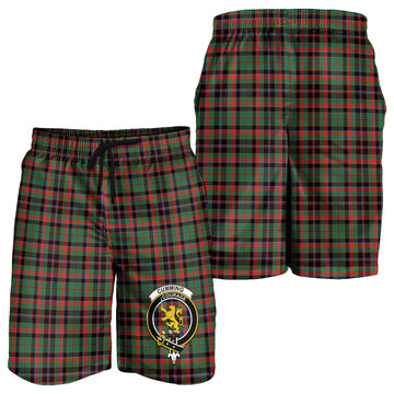 Cumming Hunting Ancient Tartan Mens Shorts with Family Crest