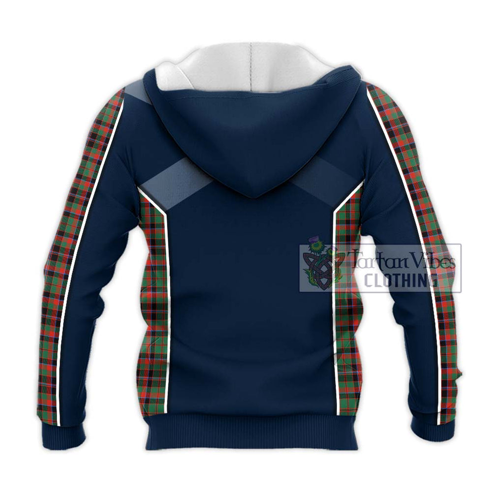 Cumming Hunting Ancient Tartan Knitted Hoodie with Family Crest and Lion Rampant Vibes Sport Style - Tartan Vibes Clothing