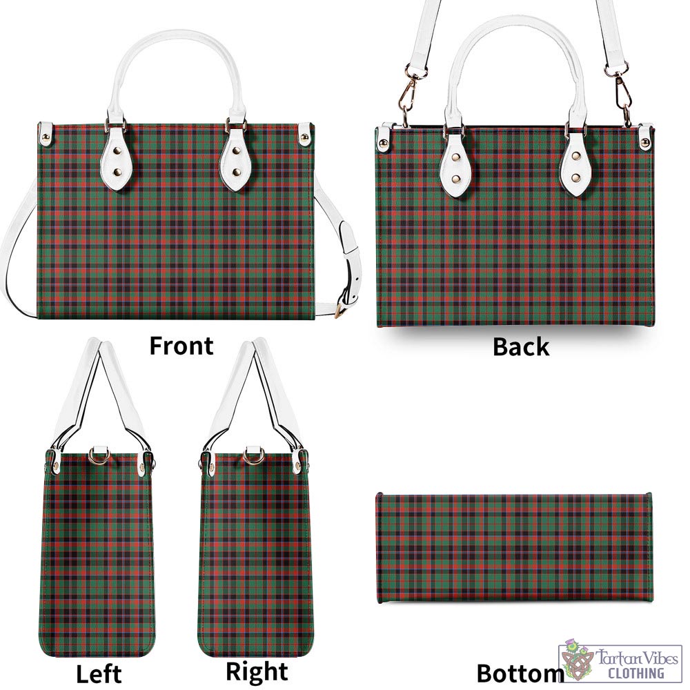 Tartan Vibes Clothing Cumming Hunting Ancient Tartan Luxury Leather Handbags