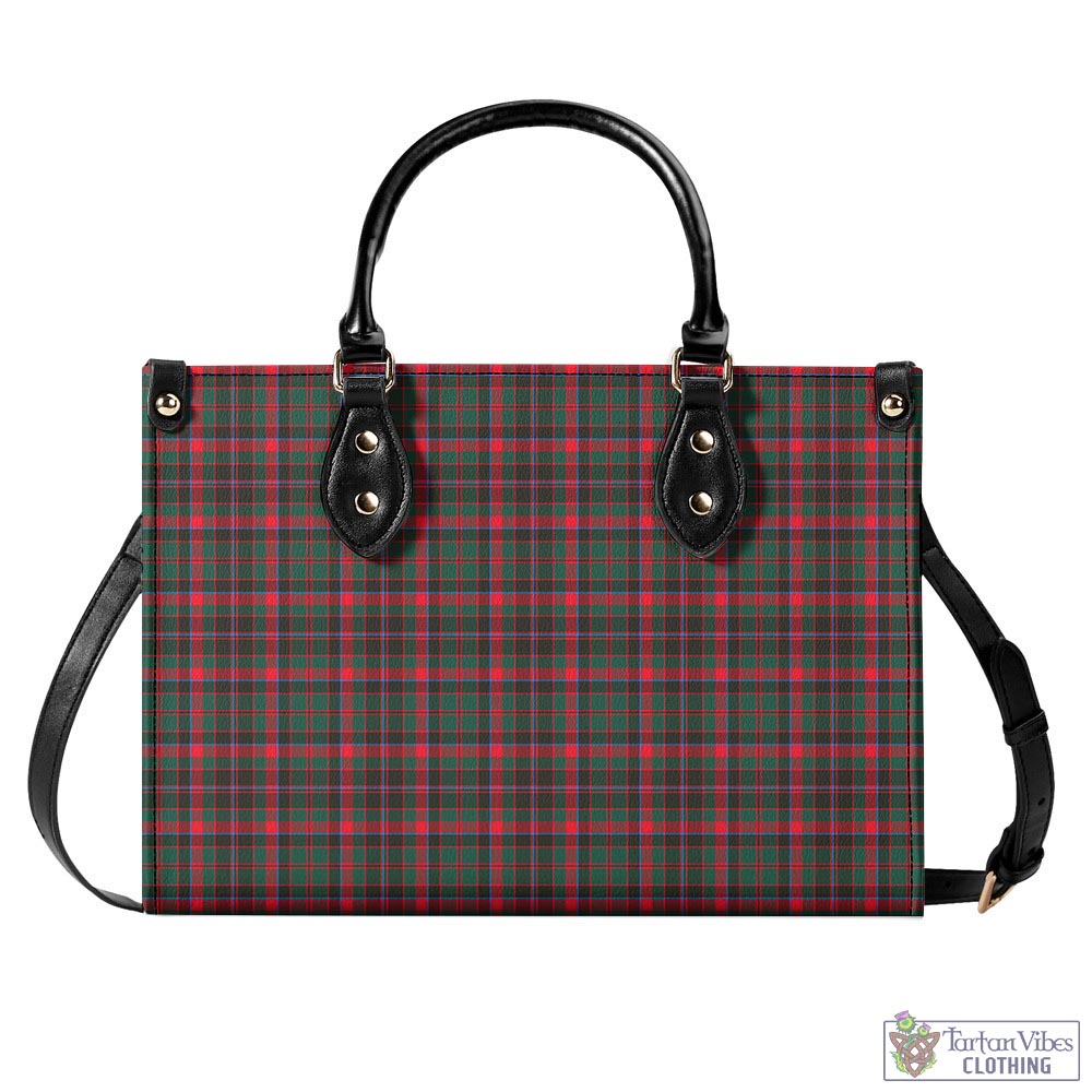 Tartan Vibes Clothing Cumming Hunting Modern Tartan Luxury Leather Handbags