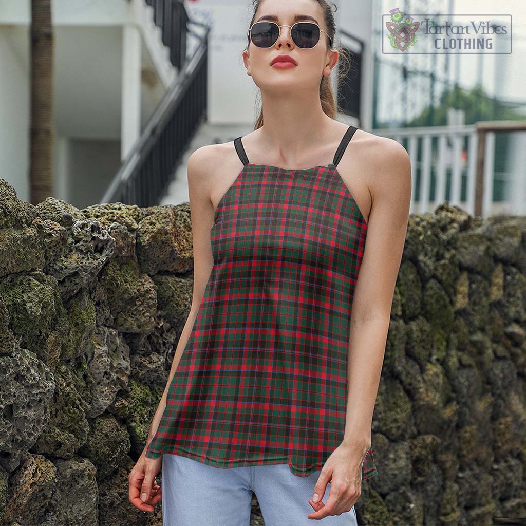 Tartan Vibes Clothing Cumming Hunting Modern Tartan Loose Halter Neck Camisole