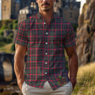 Cumming Hunting Modern Tartan Cotton Hawaiian Shirt