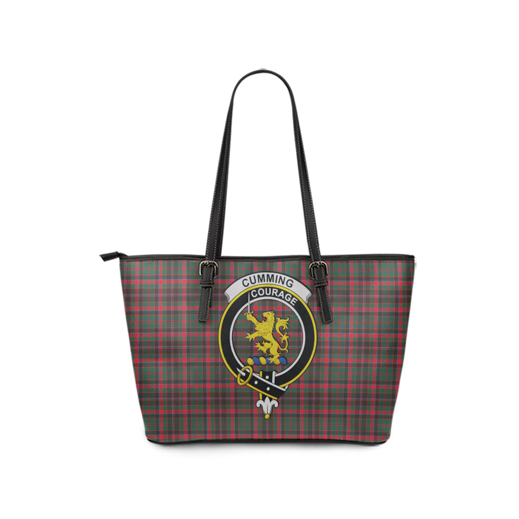 cumming-hunting-modern-tartan-leather-tote-bag-with-family-crest