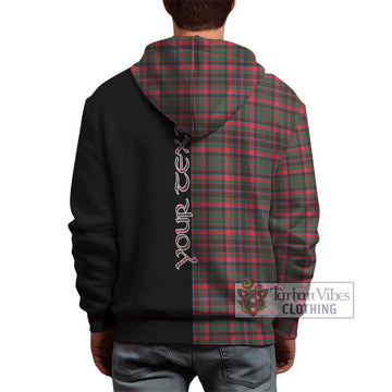 Cumming Hunting Modern Tartan Hoodie with Family Crest and Half Of Me Style