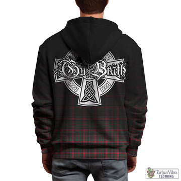 Cumming Hunting Modern Tartan Hoodie Featuring Alba Gu Brath Family Crest Celtic Inspired