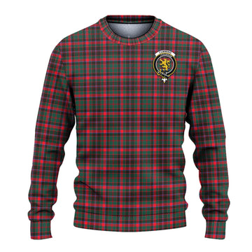 Cumming Hunting Modern Tartan Ugly Sweater with Family Crest