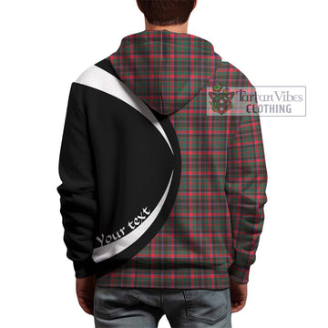 Cumming Hunting Modern Tartan Hoodie with Family Crest Circle Style