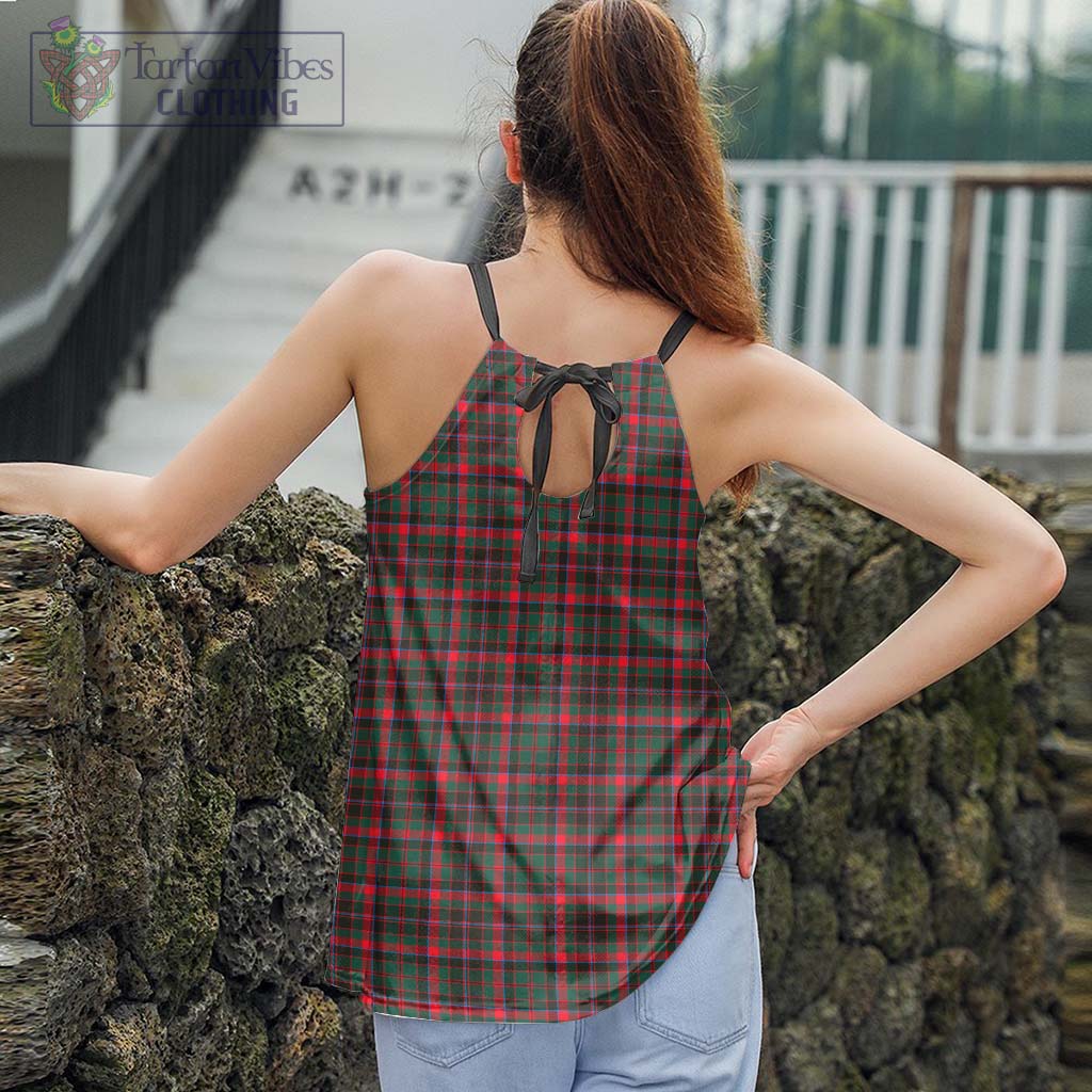 Tartan Vibes Clothing Cumming Hunting Modern Tartan Loose Halter Neck Camisole