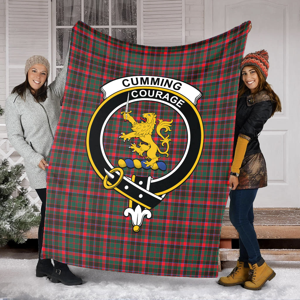 cumming-hunting-modern-tartab-blanket-with-family-crest