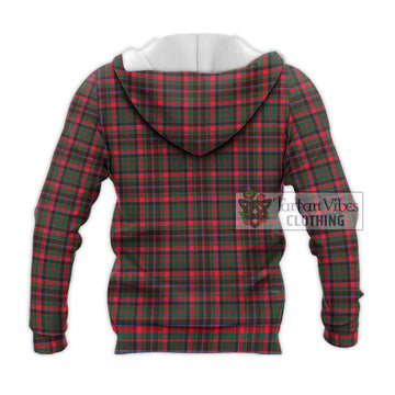 Cumming Hunting Modern Tartan Knitted Hoodie with Family Crest DNA In Me Style