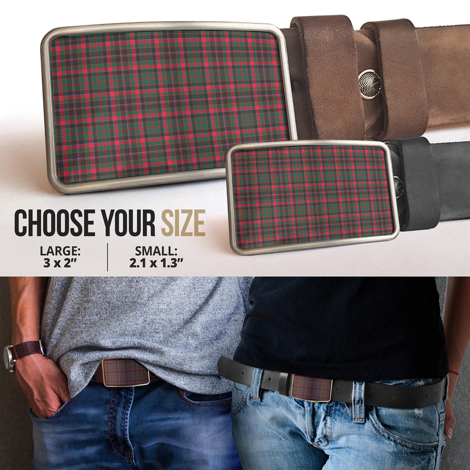 Cumming Hunting Modern Tartan Belt Buckles - Tartan Vibes Clothing