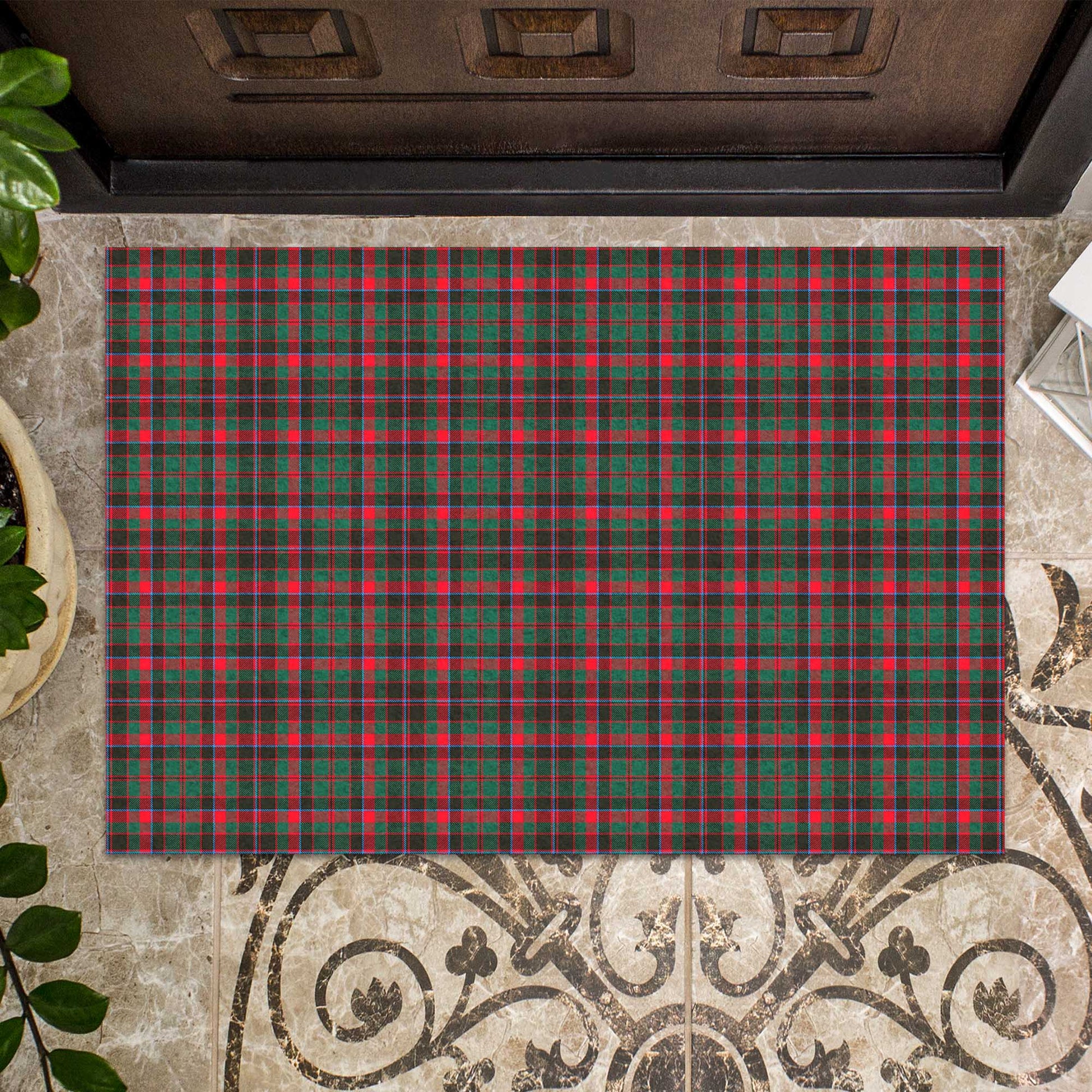 Cumming Hunting Modern Tartan Door Mat - Tartanvibesclothing