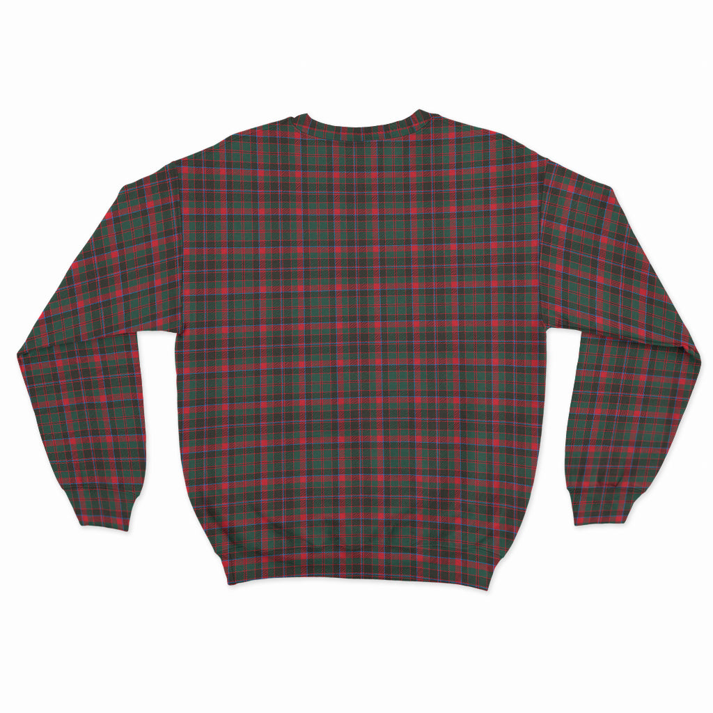 Cumming Hunting Modern Tartan Sweatshirt with Family Crest - Tartan Vibes Clothing