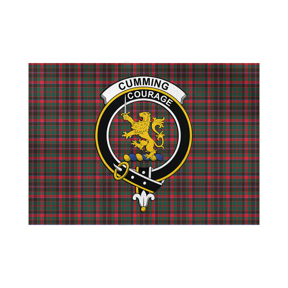 Cumming Hunting Modern Tartan Flag with Family Crest - Tartan Vibes Clothing