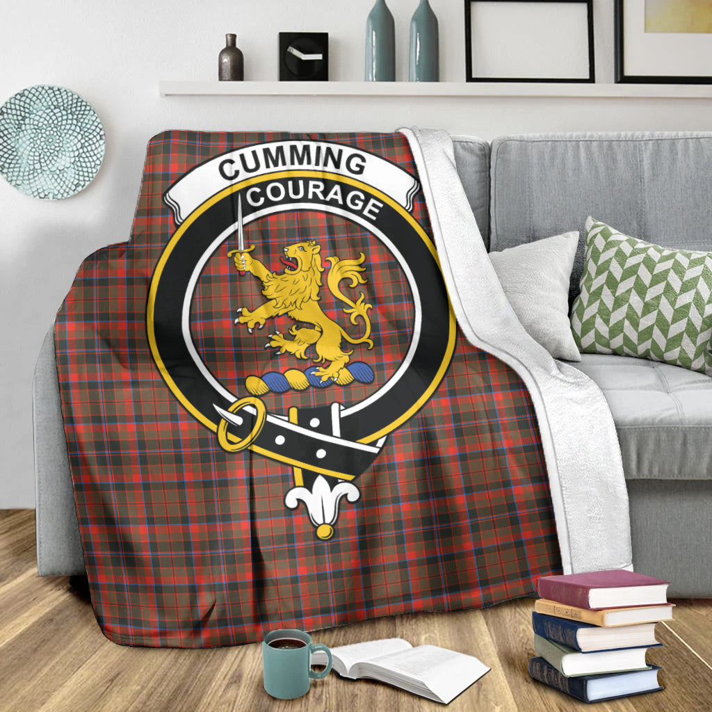 cumming-hunting-weathered-tartab-blanket-with-family-crest