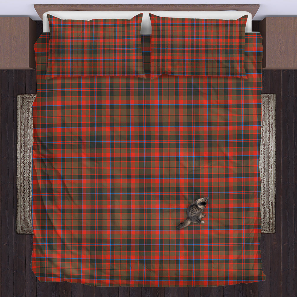 Cumming Hunting Weathered Tartan Bedding Set US Bedding Set - Tartan Vibes Clothing