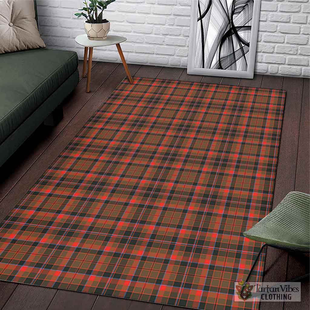 Tartan Vibes Clothing Cumming Hunting Weathered Tartan Area Rug