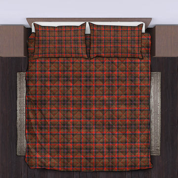 Cumming Hunting Weathered Tartan Quilt Bed Set