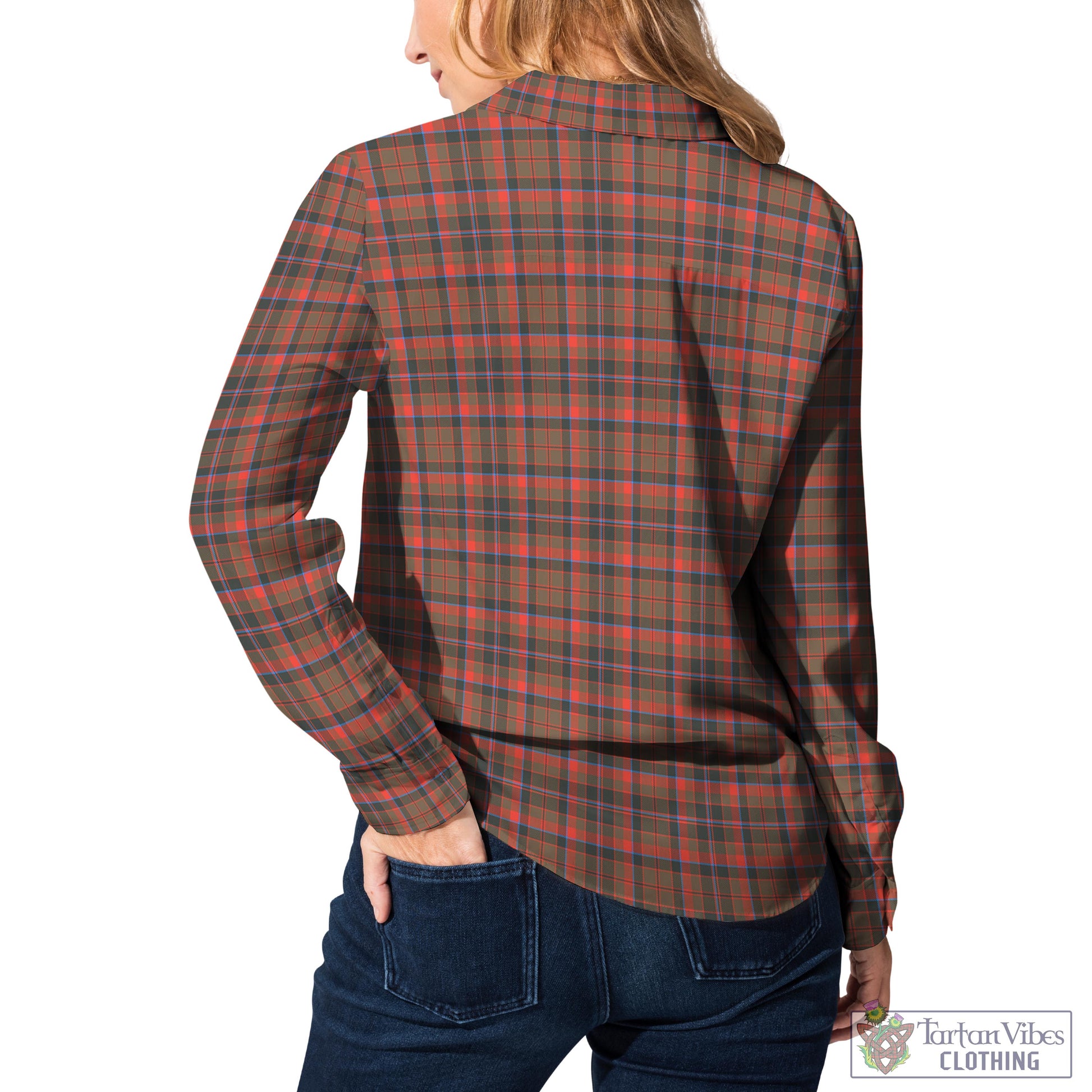 Cumming Hunting Weathered Tartan Womens Casual Shirt