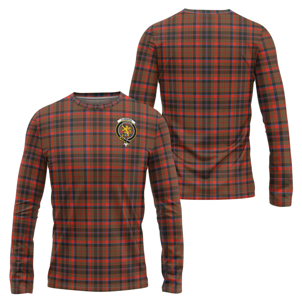 cumming-hunting-weathered-tartan-long-sleeve-t-shirt-with-family-crest