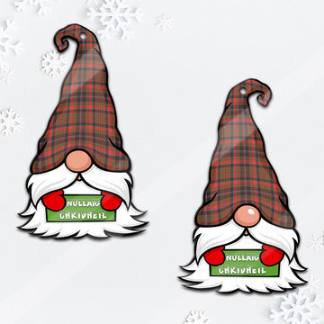 Cumming Hunting Weathered Gnome Christmas Ornament with His Tartan Christmas Hat