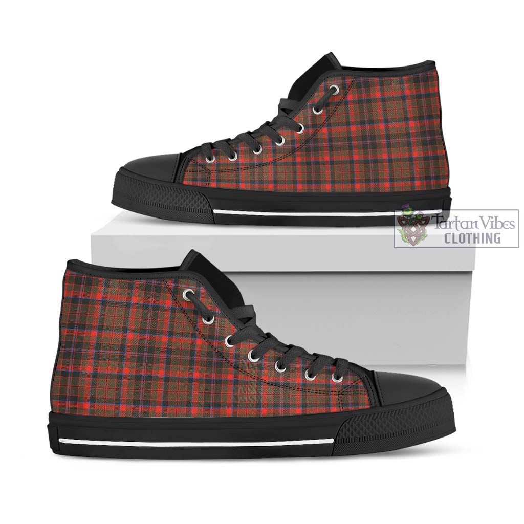 Tartan Vibes Clothing Cumming Hunting Weathered Tartan High Top Shoes