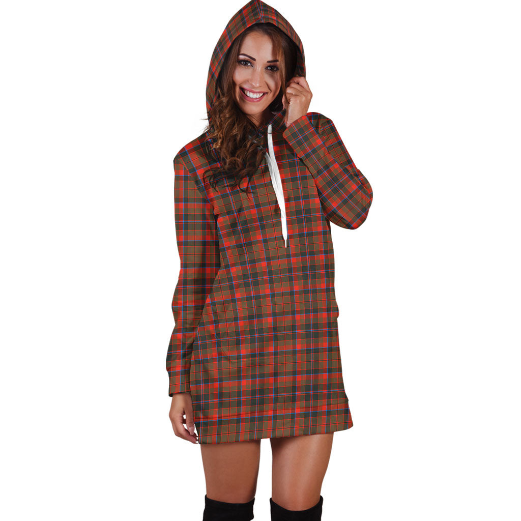 Cumming Hunting Weathered Tartan Hoodie Dress - Tartan Vibes Clothing