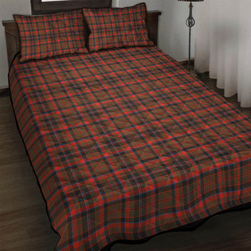 Cumming Hunting Weathered Tartan Quilt Bed Set