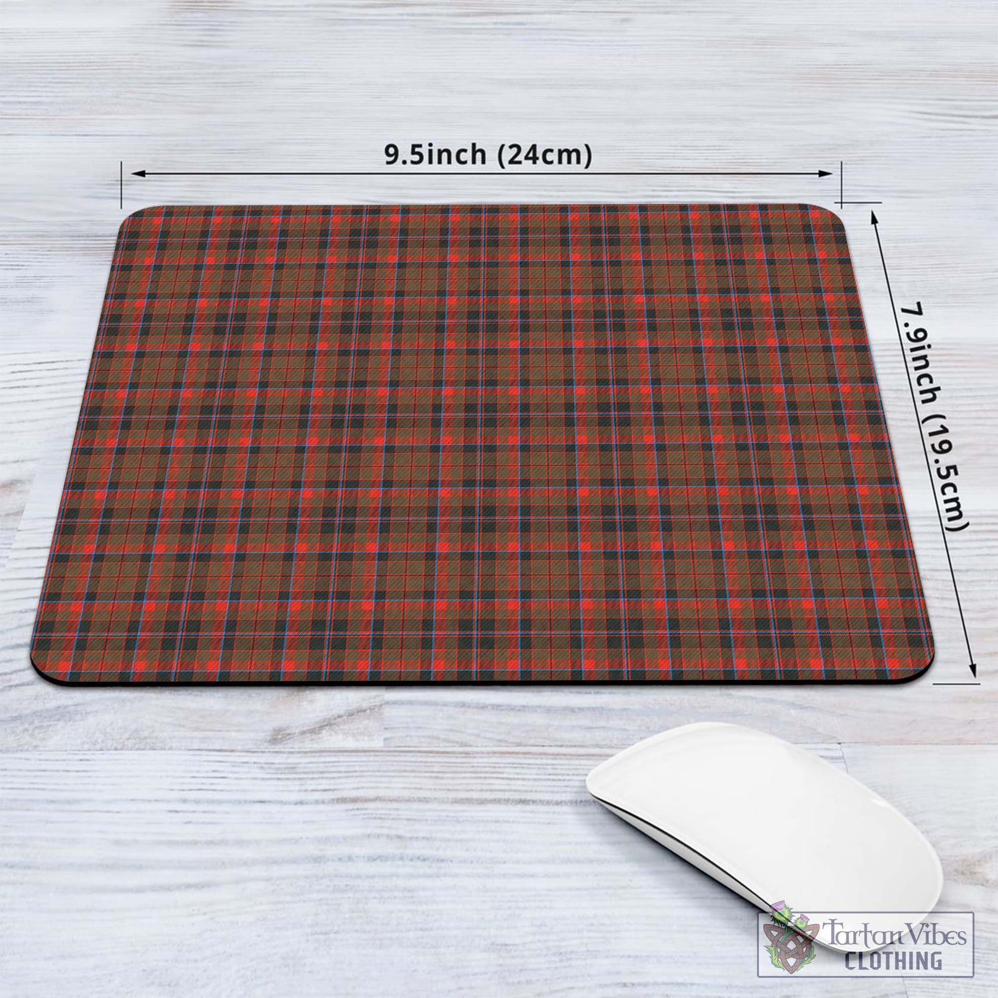 Tartan Vibes Clothing Cumming Hunting Weathered Tartan Mouse Pad