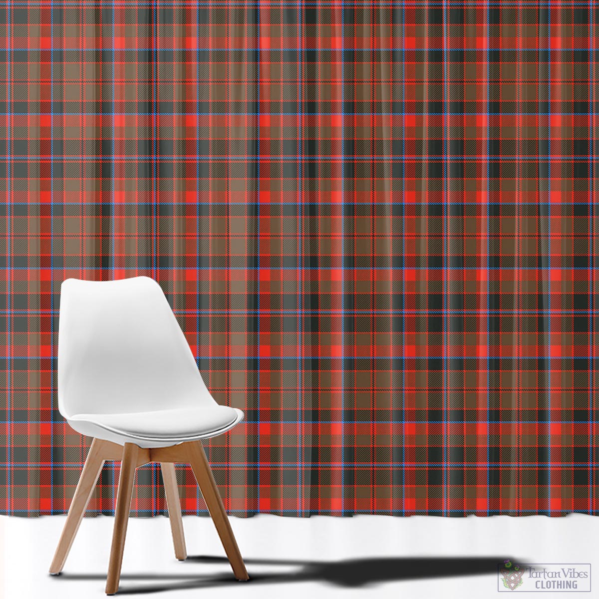 Cumming Hunting Weathered Tartan Window Curtain