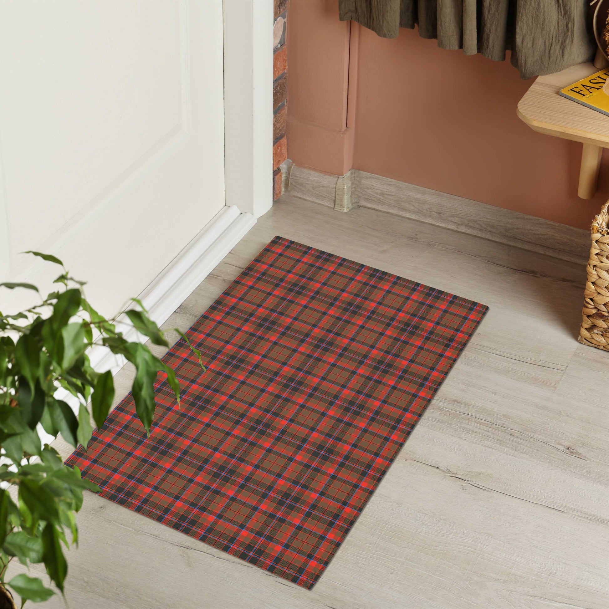 Cumming Hunting Weathered Tartan Door Mat - Tartanvibesclothing