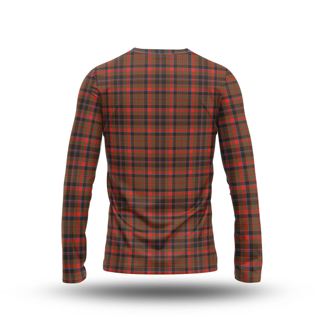 cumming-hunting-weathered-tartan-long-sleeve-t-shirt-with-family-crest