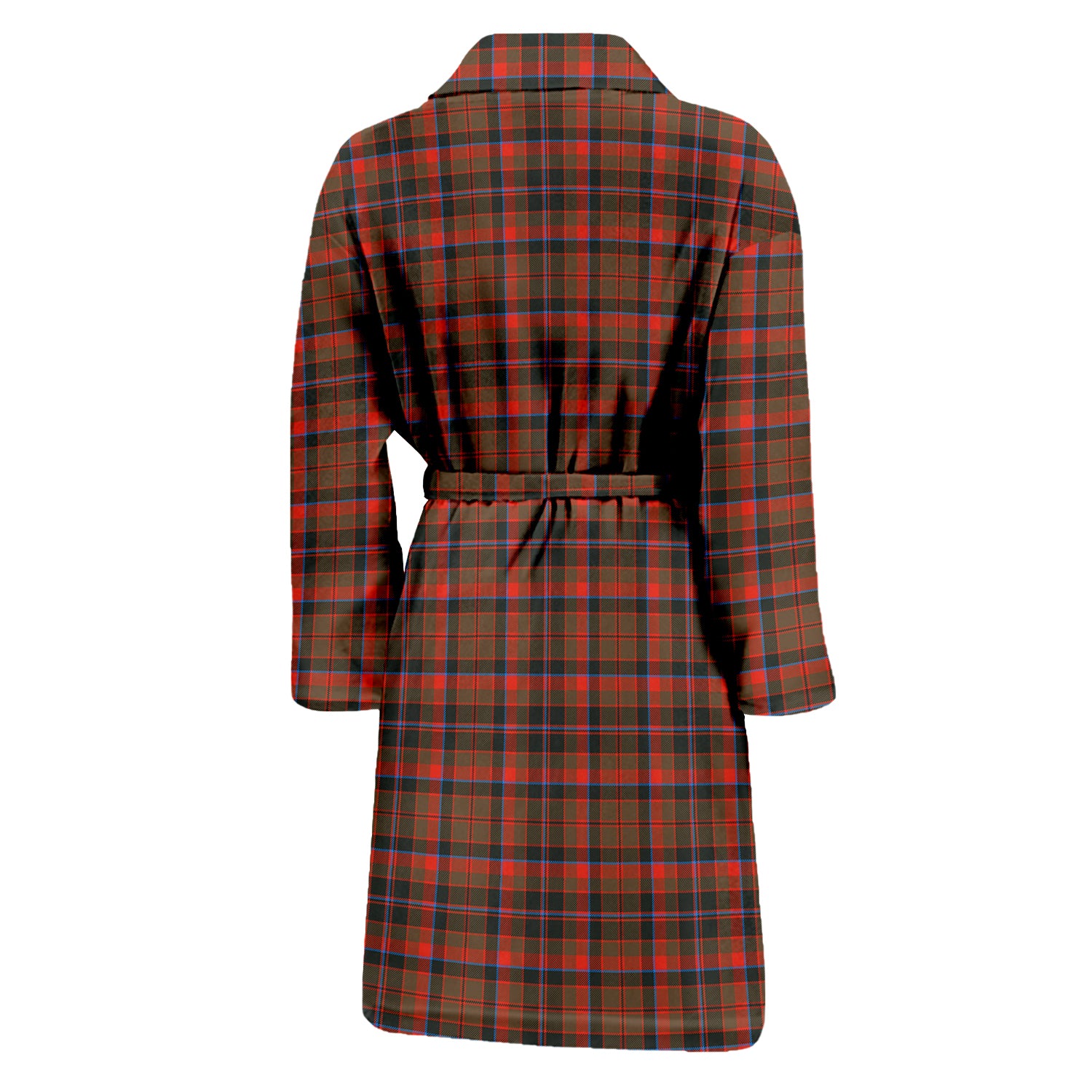 Cumming Hunting Weathered Tartan Bathrobe with Family Crest - Tartan Vibes Clothing