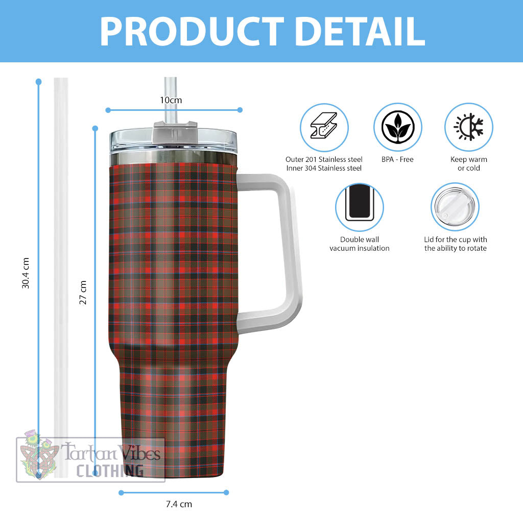 Tartan Vibes Clothing Cumming Hunting Weathered Tartan Tumbler with Handle