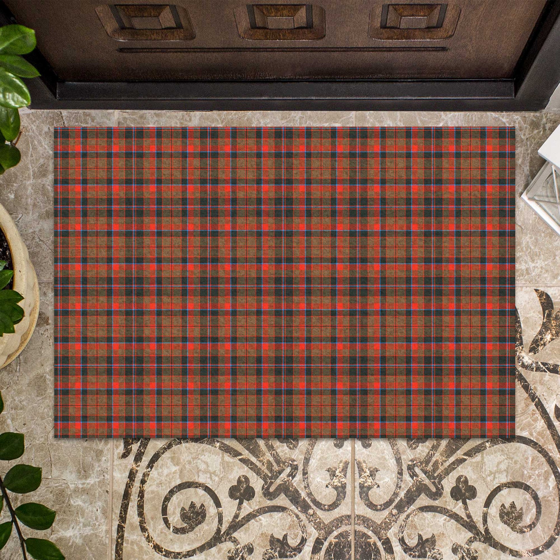 Cumming Hunting Weathered Tartan Door Mat - Tartanvibesclothing