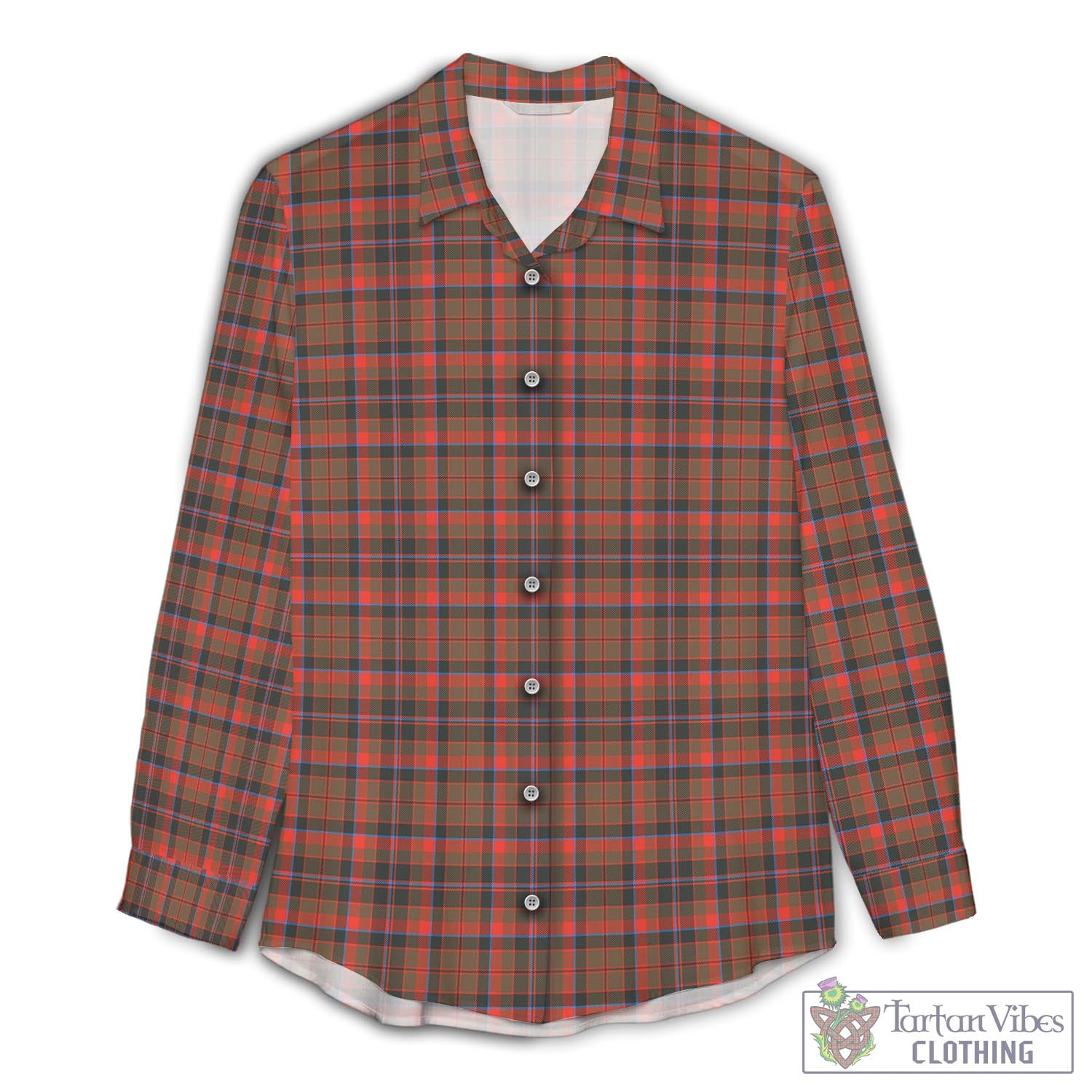 Cumming Hunting Weathered Tartan Womens Casual Shirt