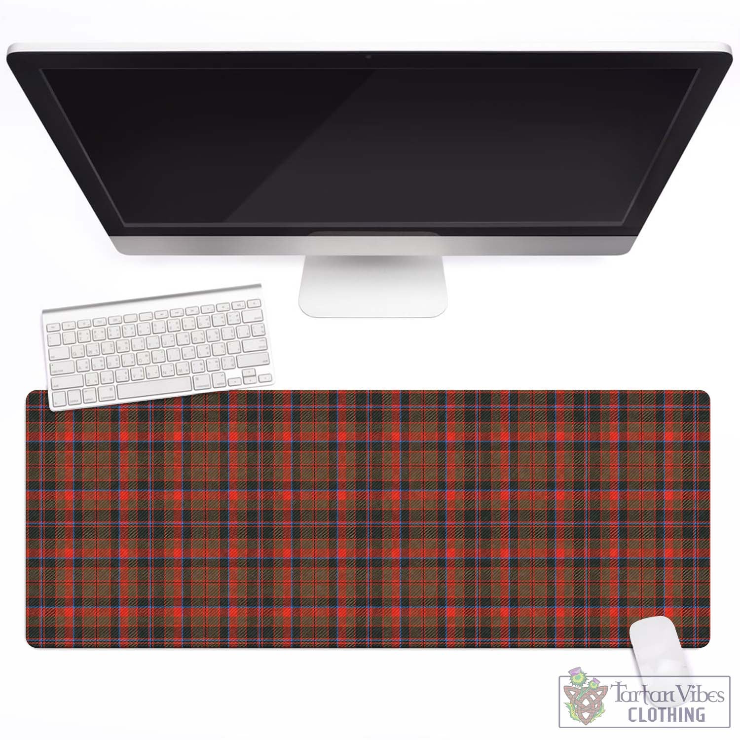 Tartan Vibes Clothing Cumming Hunting Weathered Tartan Mouse Pad