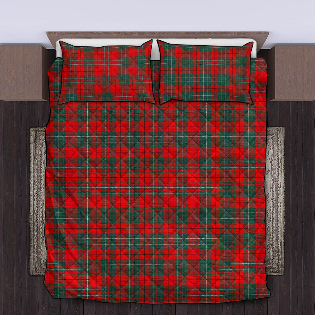 Cumming Modern Tartan Quilt Bed Set King - Tartan Vibes Clothing