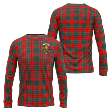 Cumming Modern Tartan Long Sleeve T-Shirt with Family Crest