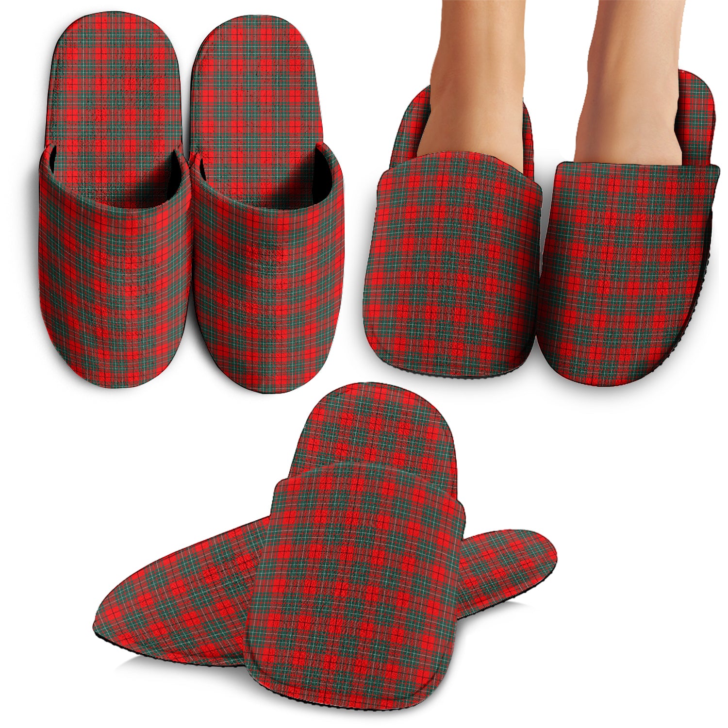 Cumming Modern Tartan Home Slippers - Tartanvibesclothing