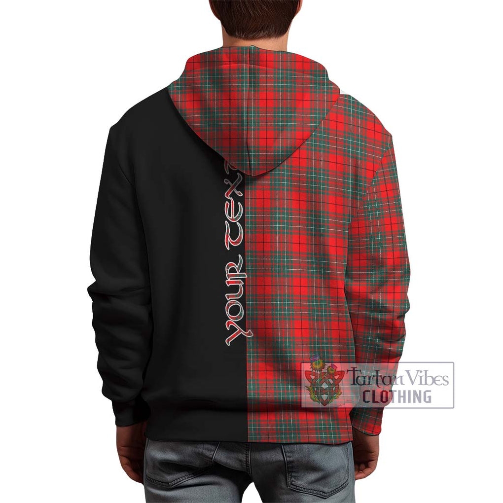 Cumming Modern Tartan Hoodie with Family Crest and Half Of Me Style - Tartanvibesclothing Shop