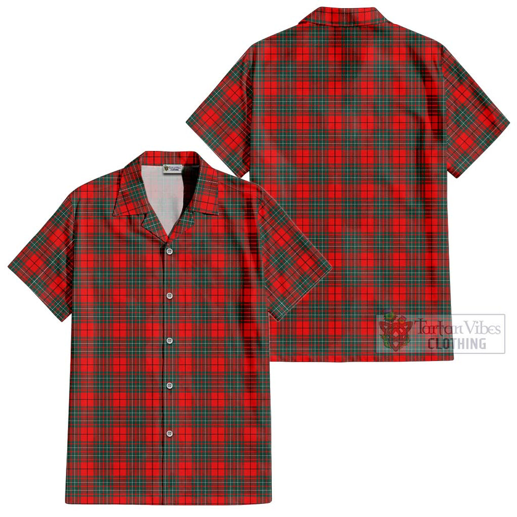 Cumming Modern Tartan Cotton Hawaiian Shirt Kid - Tartanvibesclothing Shop