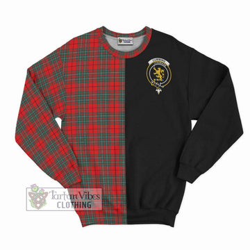 Cumming Modern Tartan Sweatshirt with Family Crest and Half Of Me Style